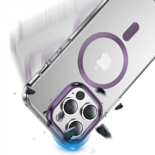 قاب Magsafe مات  برای iPhone 14 Pro (6.1 اینچ) - بنفش - برند گرین لاین Green lion