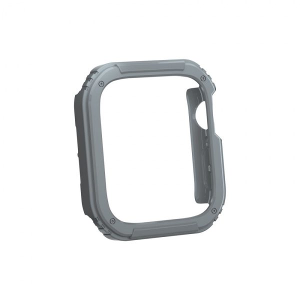 محافظ Green Guard Pro Armor TPU with Glass برای Apple Watch 44mm - خاکستری - برند گرین لاین Green lion