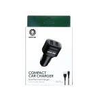 شارژر فندکی گرین لاین مدل GNCC24MCRBK به همراه کابل تبدیل USB-C - تصویر 2