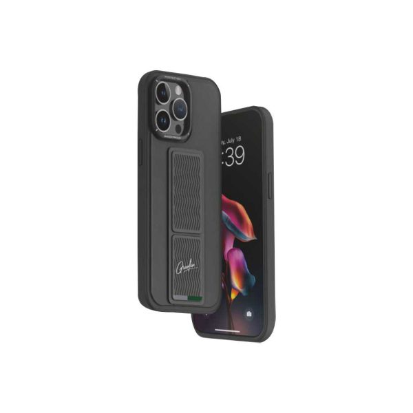 قاب GripX با Kickstand برای iPhone 15 Pro - خاکستری - برند گرین لاین Green lion