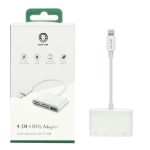 هاب 4 پورت گرین لاین مدل GN4IN1ADLGWH - تصویر 4