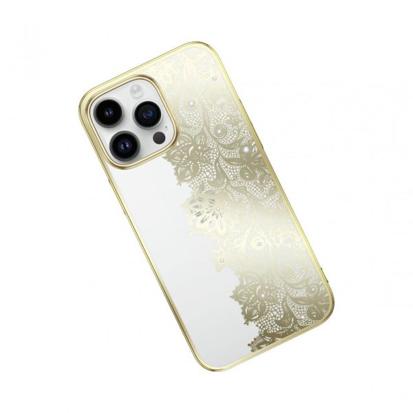 قاب پروانه ای Nature 2 برای iPhone 14 Pro Max (6.7 اینچ) - طلایی - برند گرین لاین Green lion