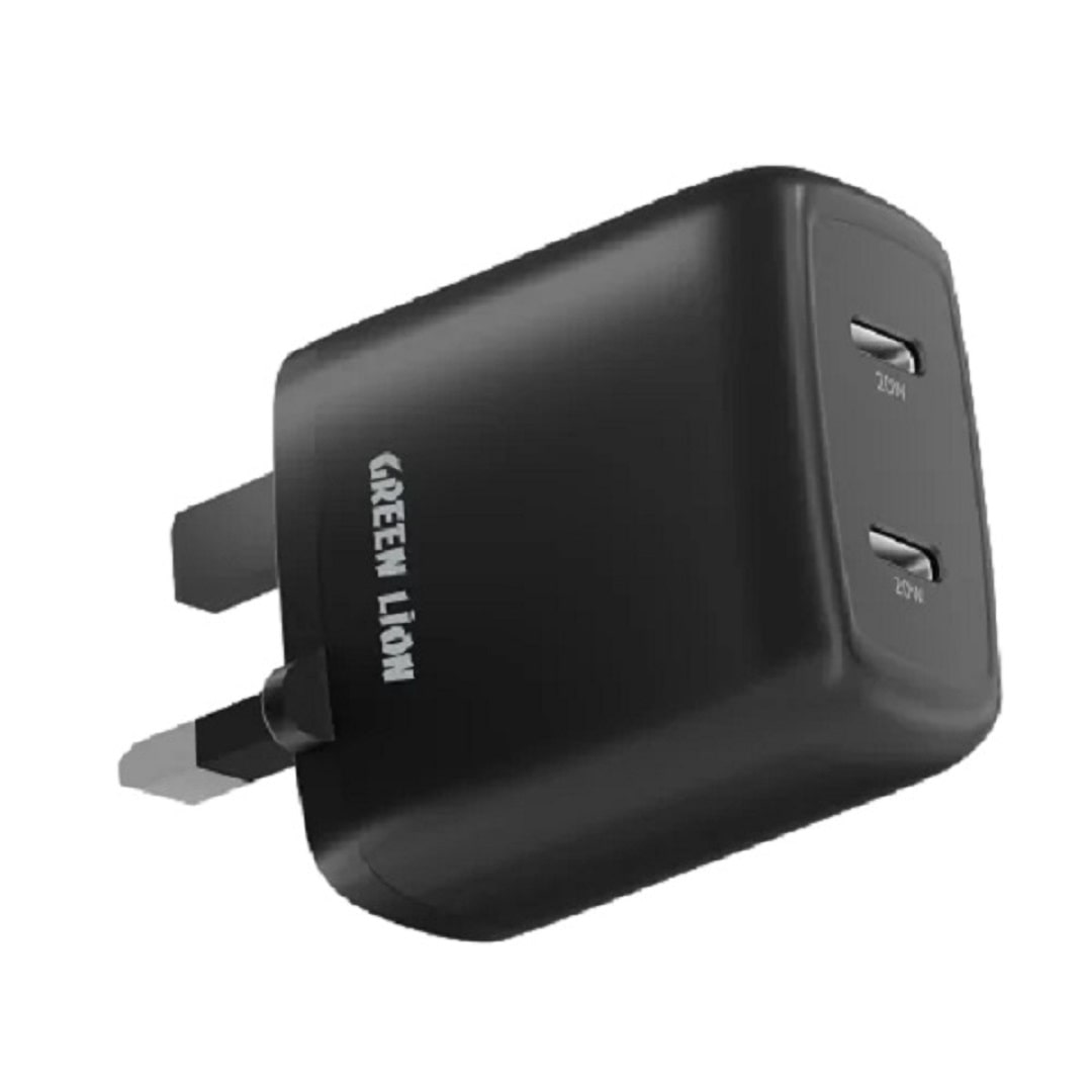 Green Dual Port USB-C Wall Charger شارژر دیواری گرین لاین مدل Dual Port USB-C 40w - تصویر 1