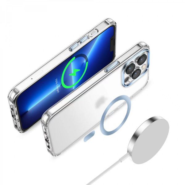 قاب ضد خش Green Matt Magsafe 2 IMD برای iPhone 13 Pro Max (6.7 اینچ) - آبی - برند گرین لاین Green lion