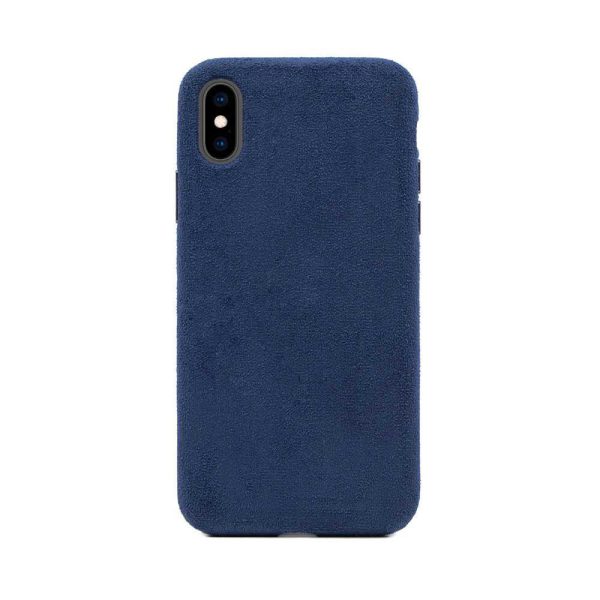 قاب پشتی Alcantara برای iPhone Xs Max - آبی - برند پرودو Porodo