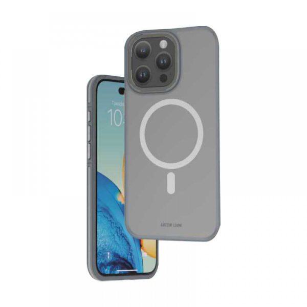 محافظ Matte Guard Hybrid Magsafe قاب با کیفیت بالا برای iPhone 15 Pro Max - - برند گرین لاین Green lion
