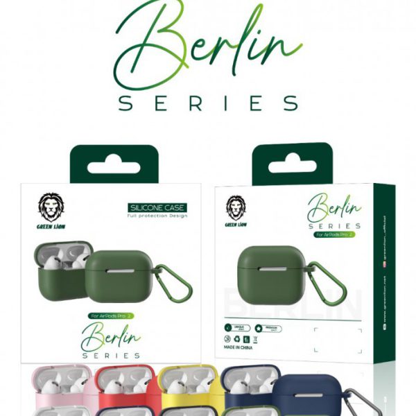 کیف سیلیکونی سری برلین برای Airpods Pro 2 - زرد - برند گرین لاین Green lion