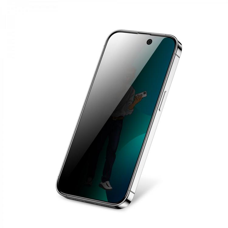 3D Scratch Free Round Edge Glass Screen Protector (1) محافظ صفحه نمایش گرین لاین مدل 9H Steve برای iPhone 13 Pro Max/14 Plus - تصویر 1