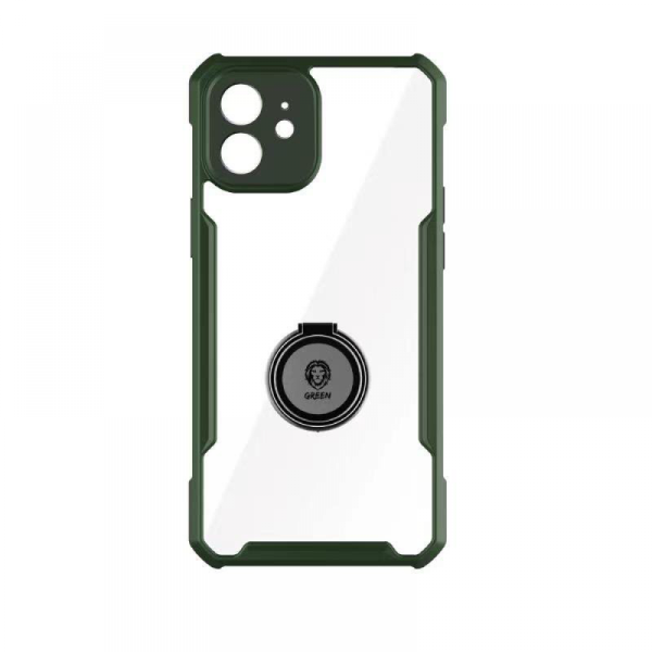 قاب ضد ضربه محکم و شیک  با حلقه برای iPhone 11 Pro Max -  - برند گرین لاین Green lion
