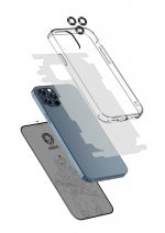 قاب به همراه لنز برای iPhone 12 Pro Max (6.7 اینچ) گرین لاین مدل GN4IN1PG12PMBK - تصویر 2