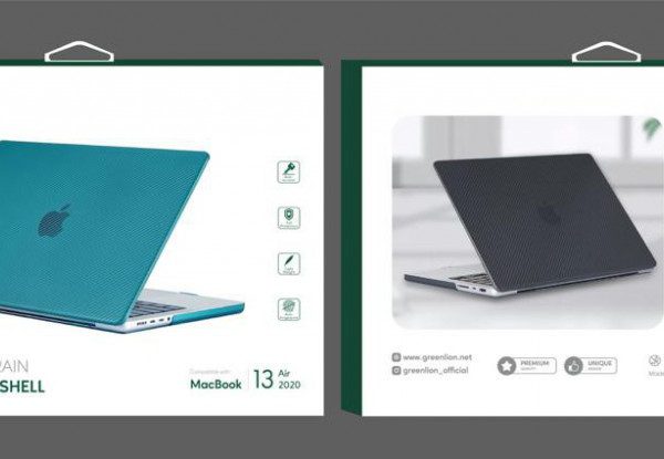 قاب محافظ پوسته سخت فوق slim فیبر کربن  برای Macbook Air 13 اینچ 2020 - Cya - برند گرین لاین Green lion