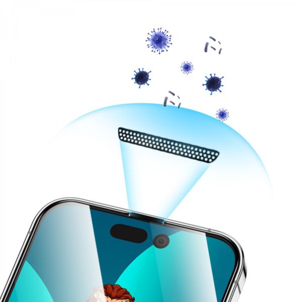 محافظ صفحه‌نمایش گلس‌ای  سه بعدی Desert Round Edge برای iPhone 13/13 Pro/14 (6.1 اینچ) - Cl - برند گرین لاین Green lion