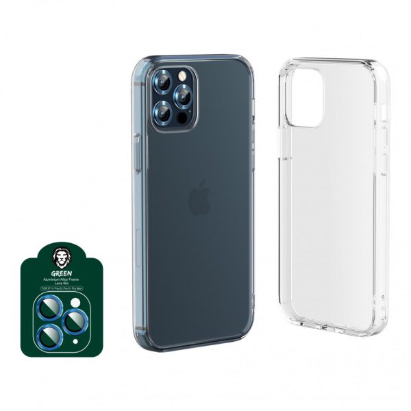 محافظ صفحه 4 در 1 گرین لاین مدل 360° Protection Pack مناسب گوشی iphone 12/12 Pro