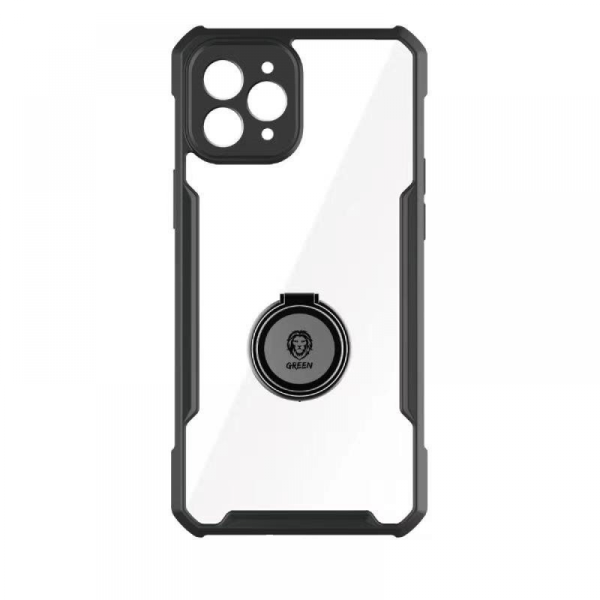 قاب ضد ضربه محکم و شیک  با حلقه برای iPhone 11 Pro - مشکی - برند گرین لاین Green lion