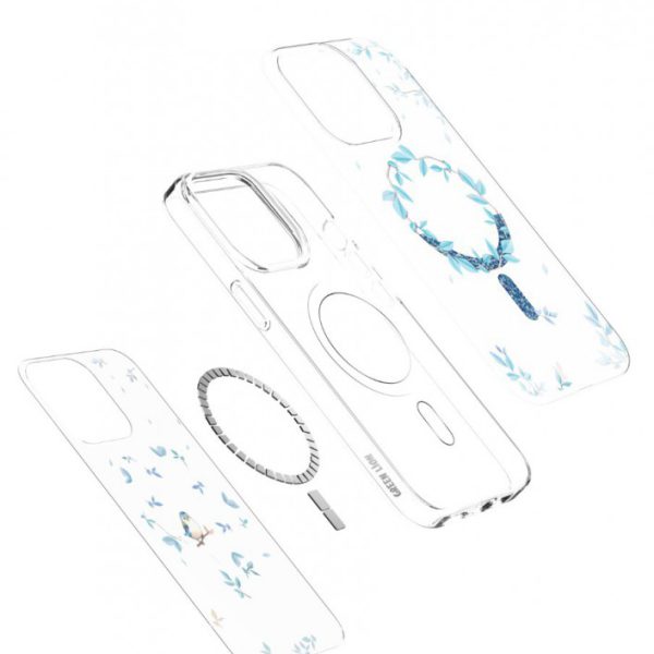 قاب شفاف Magsafe سری Green Nature برای iPhone 13 Pro (6.1 اینچ) - Bird  - برند گرین لاین Green lion