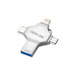 فلش درایو 4 در 1 گرین لاین مدل GN4IN1USB64SL ظرفیت 64 گیگابایت