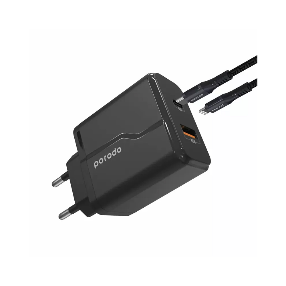 PD-18PDEUL-BK2 شارژر دیواری پرودو مدل PD-18PDEUL - تصویر 1