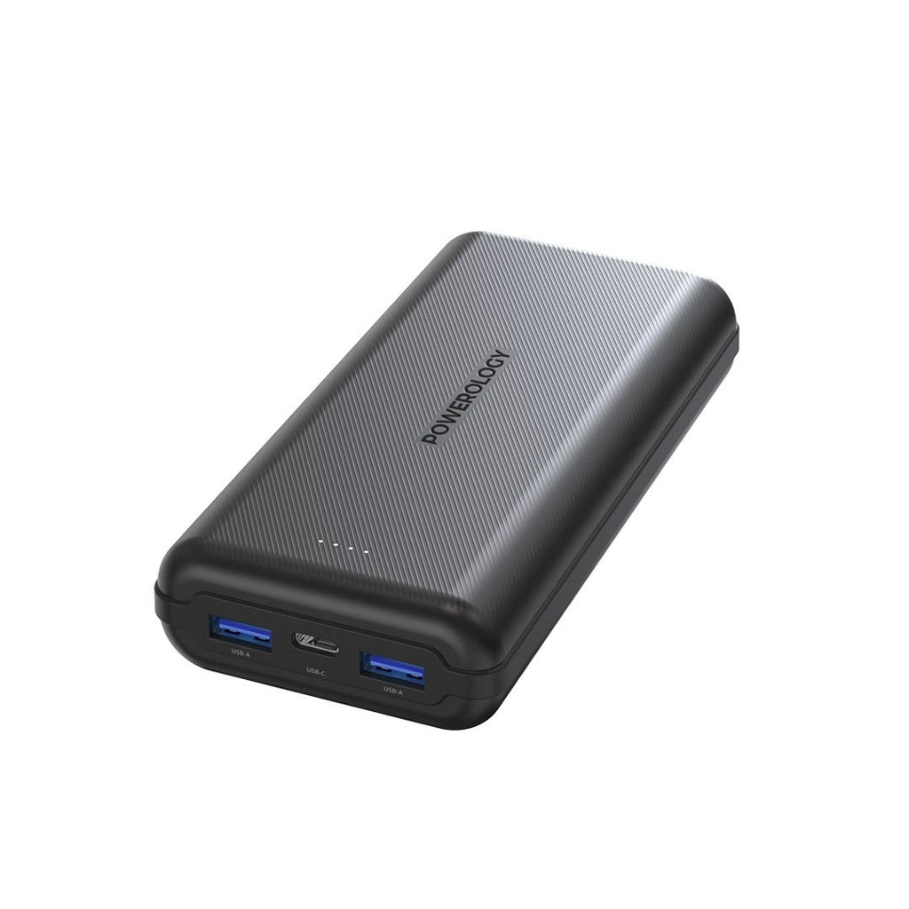 Powerology 20000mAh PD & QC Power Bank پاوربانک پاورولوژی مدل PPBCHA۲۸ ظرفیت ۲۰۰۰۰ میلی آمپر