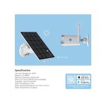 دوربین مداربسته + پنل خورشیدی پاورولوژی مدل PWOCSP - تصویر 3