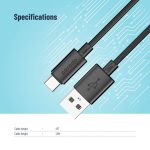 کابل PD USB-A به Type-C پرودو مدل PB-3AACC - تصویر 4