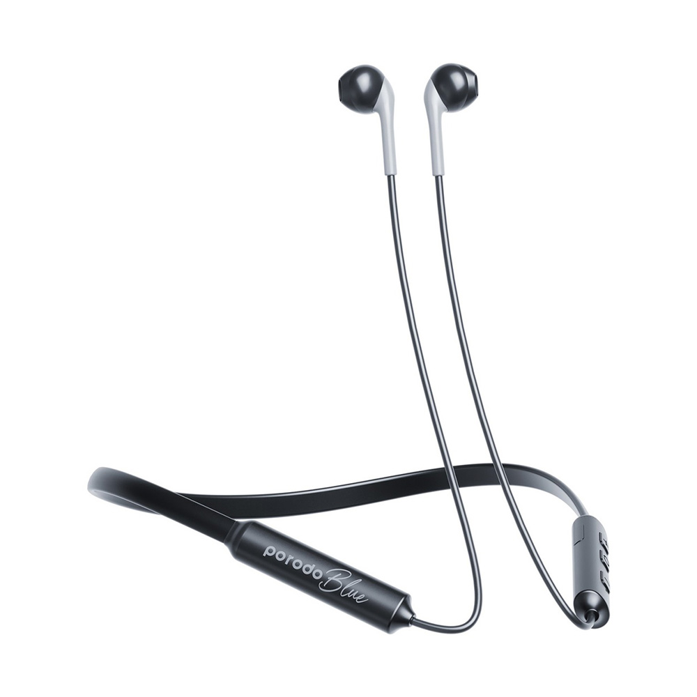Porodo Blue ENC Neckband Apple Buds Earphones هندزفری بلوتوثی پرودو مدل PB-NKBAB رنگ مشکی