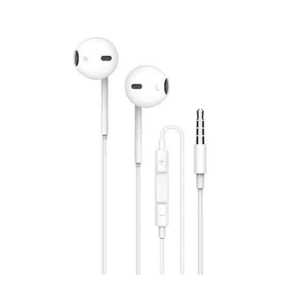 Porodo Soundtec Stereo Earphones 3.5mm هندزفری سیمی پرودو مدل PD-STAEP رنگ سفید