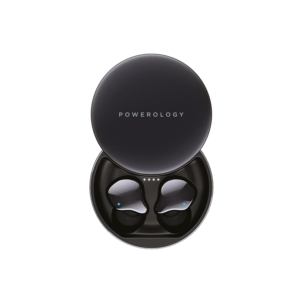 Powerology Primo True Wireless EarBuds هندزفری بلوتوثی پاورولوژی مدل PTWSEGY رنگ مشکی