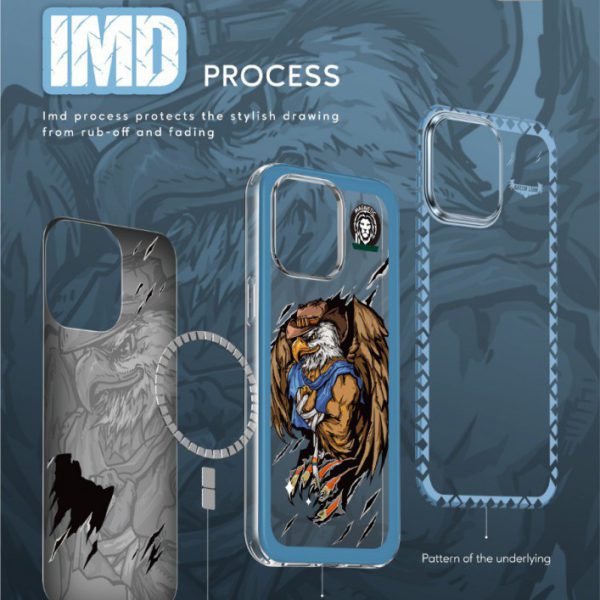 قاب Magnetic Warrior برای iPhone 14 Pro Max (6.7 اینچ) - نارنجی - برند گرین لاین Green lion