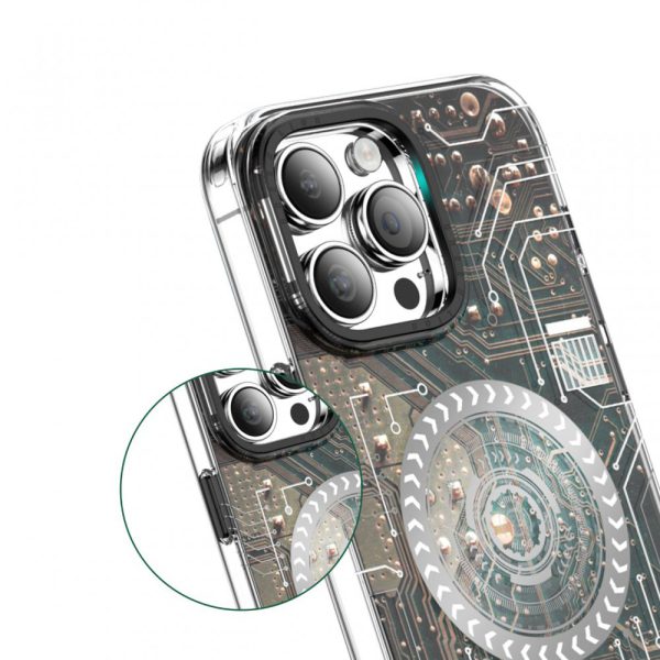 قاب Magnetic Tech Plus برای iPhone 14 Pro Max (6.7 اینچ) - آبی - برند گرین لاین Green lion