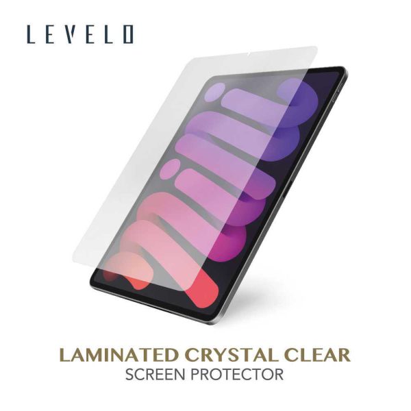 محافظ صفحه نمایش ای شفاف و شفاف برای iPad Mini 6th Gene - برند لِوِلو Levelo