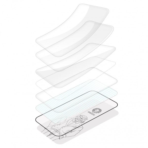 محافظ صفحه نمایش نشکن سه بعدی  برای iPhone 12 Pro Max (6.7 اینچ) - Clear - برند گرین لاین Green lion