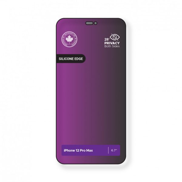 محافظ صفحه نمایش لِوِلو مدل Privacy Black-Edition برای iphone 12 pro max