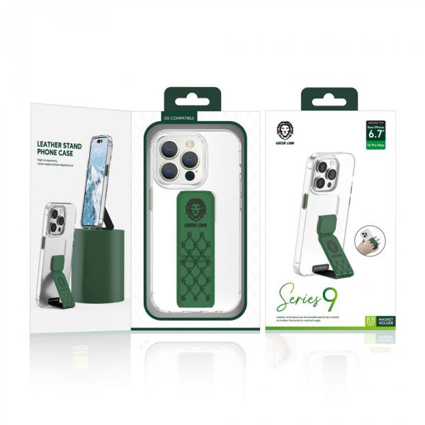 محافظ سری 9 برای آیفون 14 پرو (6.1 اینچ) - آبی - برند گرین لاین Green lion