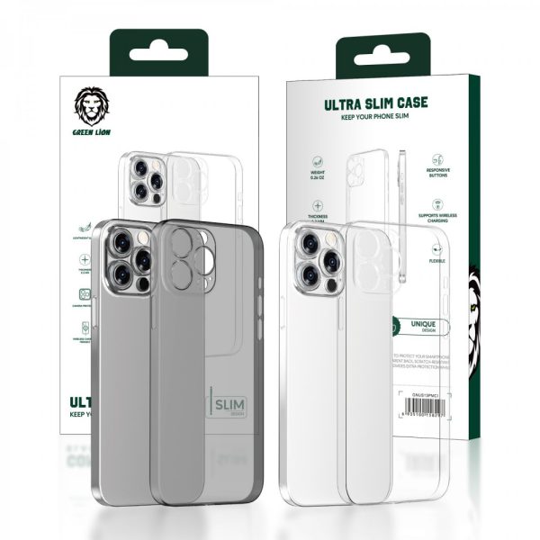 قاب بسیار slim  برای آیفون 13 (6.1 اینچ) - پاک - برند گرین لاین Green lion