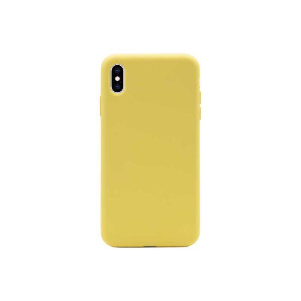 قاب سیلیکونی برای iPhone Xs Max - زرد - برند پرودو Porodo