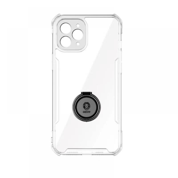 قاب ضد ضربه محکم و شیک  با حلقه برای iPhone 11 Pro - شفاف - برند گرین لاین Green lion