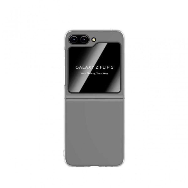 قاب Delgado طراحی فوق العاده slim برای Samsung Flip 5 - Clear - برند گرین لاین Green lion