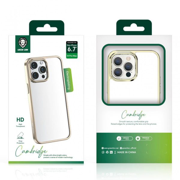 کیس کمبریج برای آیفون 14 پرو مکس (6.7 اینچ) - بنفش - برند گرین لاین Green lion
