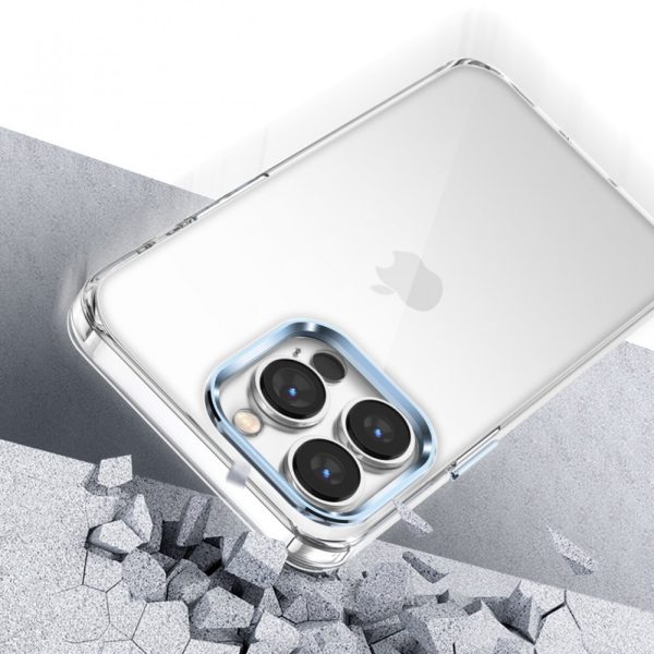 قاب فلزی  TPU قاب شفاف برای iPhone 13 Pro Max (6.7 اینچ) - طلایی - برند گرین لاین Green lion