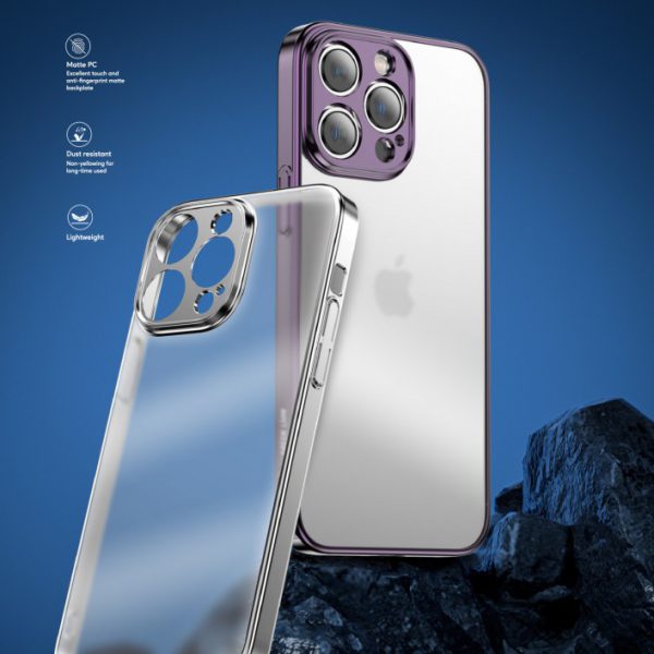 قاب Green Elite با سپر آبکاری مات برای iPhone 14 Pro Max (6.7 اینچ) - Bla - برند گرین لاین Green lion