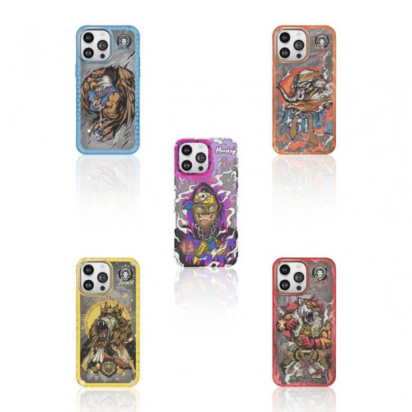 قاب Magnetic Warrior برای iPhone 14 Pro Max (6.7 اینچ) - بنفش - برند گرین لاین Green lion