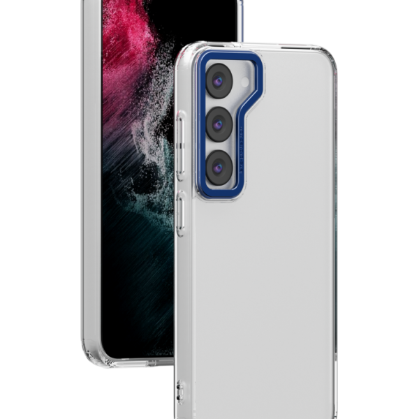 کلارا متالیکا Clear قاب برای S23 Plus - آبی - برند لِوِلو Levelo