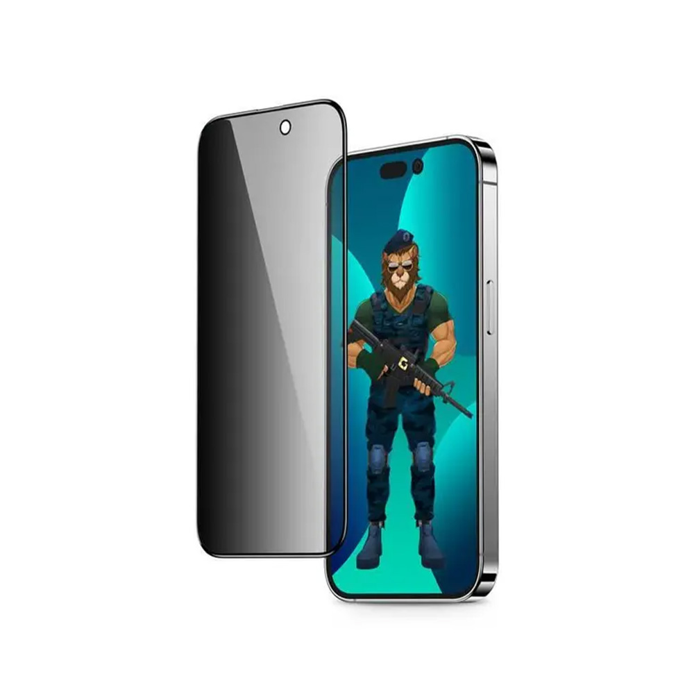 green-3d-pet-privacy-glass-screen-protector-for-iphone-14-pro-max-6-7-black محافظ صفحه نمایش گرین لاین مدل 3D PET Privacy برای iphone 14 pro - تصویر 1