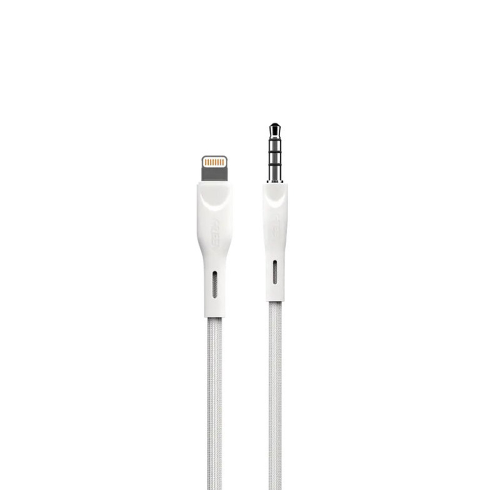 green-aux-3-5-to-lightning-cable-1-2m-2-4a-black کابل AUX 3.5 به لایتنینگ گرین لاین مدل GN35CIPH2BK طول 1.2 متر - تصویر 1