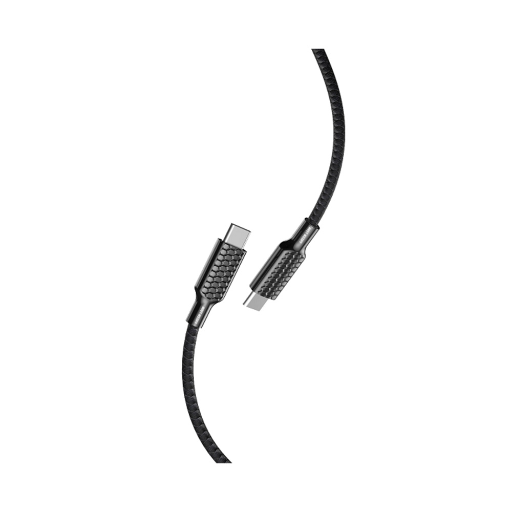 green-lion-casablanca-braided-type-c-to-type-c-cable-1-2m-black کابل USB-C گرین لاین مدل CASABLANCA طول 1.2 متر - تصویر 1