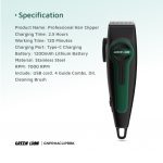 ماشین ریش تراش گرین لاین مدل GNPRHACLIPRBK - تصویر 2