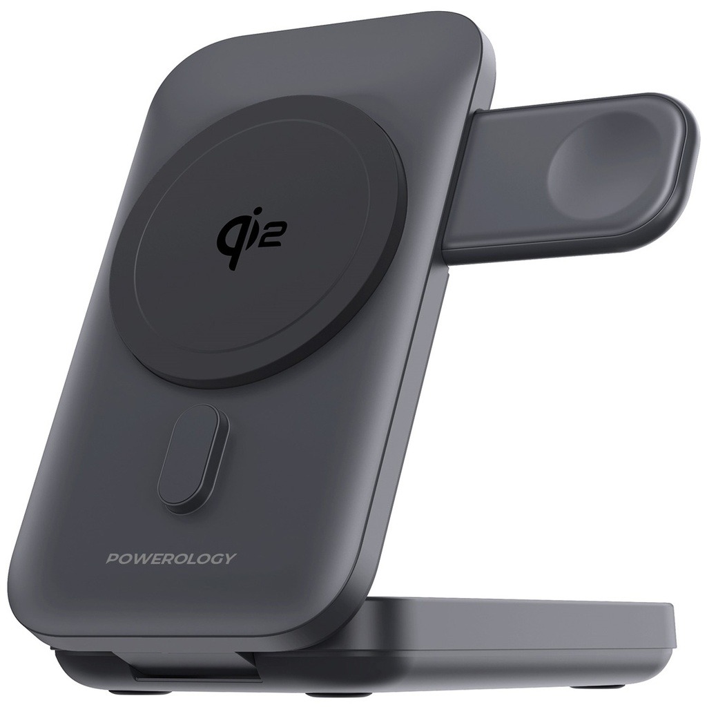 Powerology 10000mAh Qi2 - 15W iPh15 MagSafe Power Bank پاوربانک پاورولوژی مدل PPBCHA۳۵ ظرفیت ۱۰۰۰۰ مگ سیف