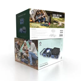 اجاق گاز کمپینگ 2 تایی گرین لاین مدل Camping Stove - تصویر 3