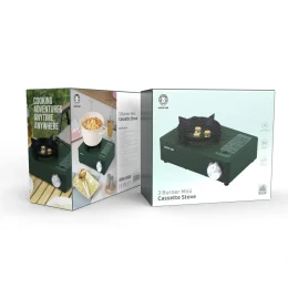اجاق سفری گرین لاین مدل 3 Burner Mini Cassette Stove - تصویر 5