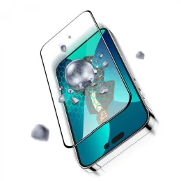 محافظ صفحه نمایش گرین لاین مدل 3D Curved برای iPhone 14 Pro - تصویر 2